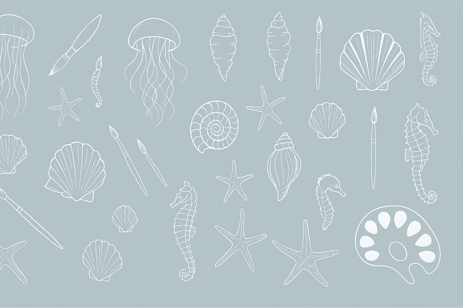 Coastal pattern background